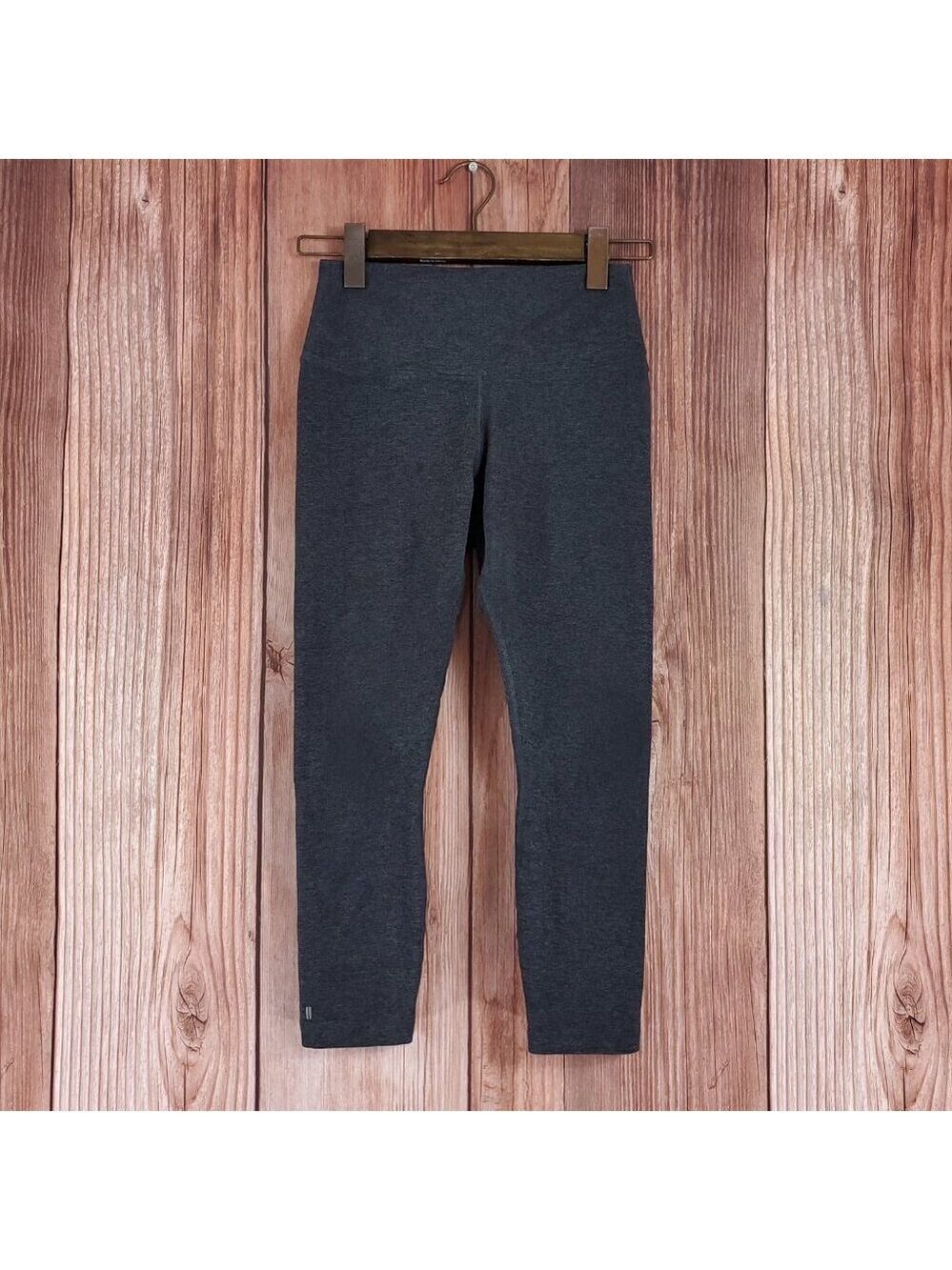 NOBULL Womens Size Small 21.5" Inseam Charcoal Gray Leggings Athletic Athleisure
